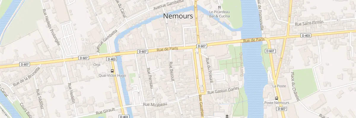 Plan du 5 Rue de Paris à Nemours