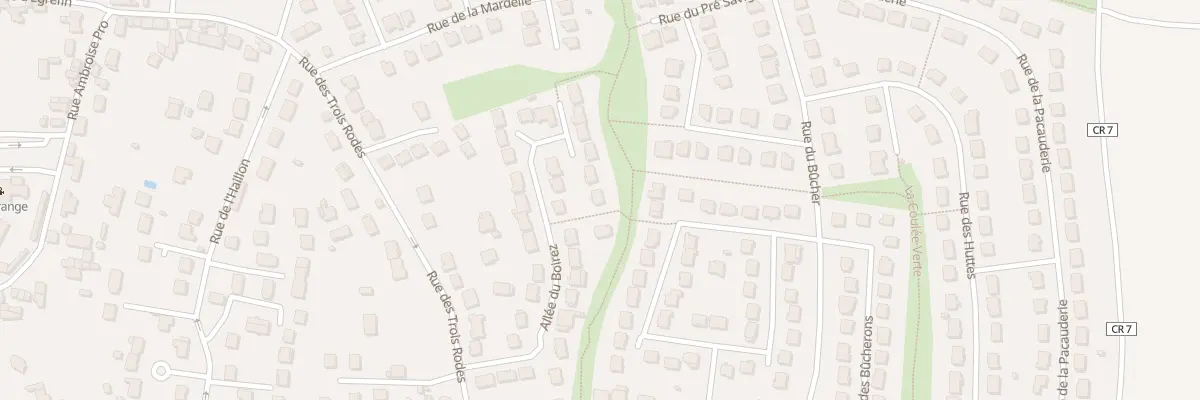 Plan du 172 All du Boirez à Vaux-le-Pénil
