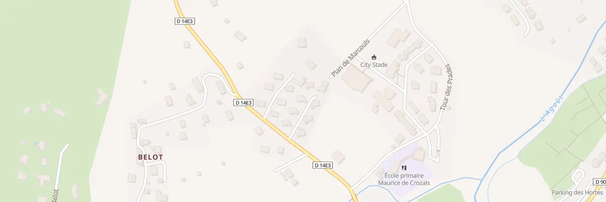 Plan du 715 Rue Cite de Marcouls à La Salvetat-sur-Agout