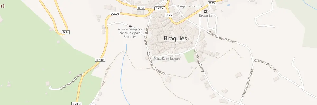 Plan du 3 Pl St Joseph à Broquiès