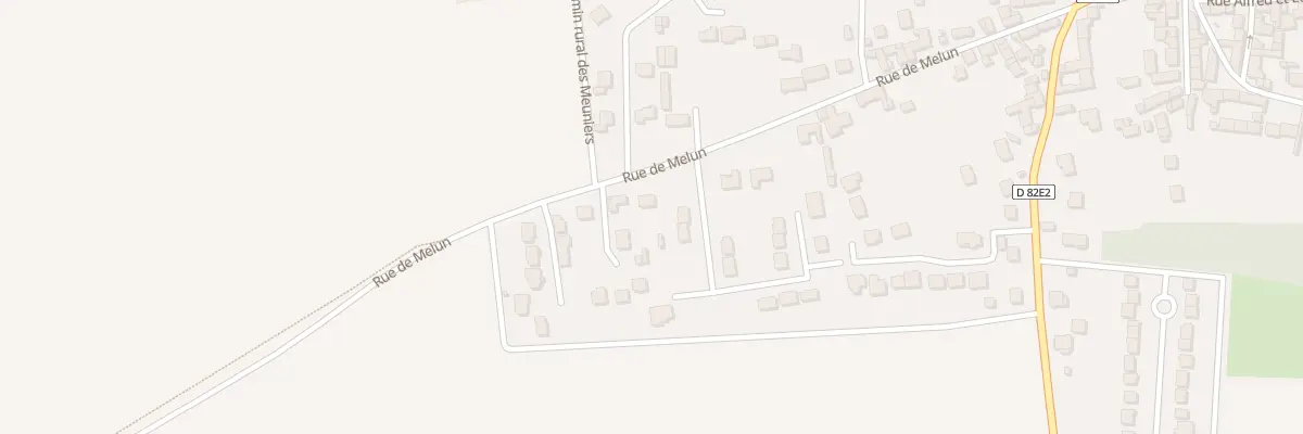 Plan du 25 Rue de Melun à Maincy