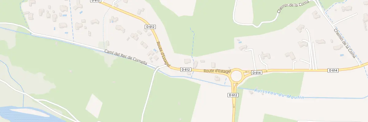 Plan du 4 Rte d’Estagel à Millas