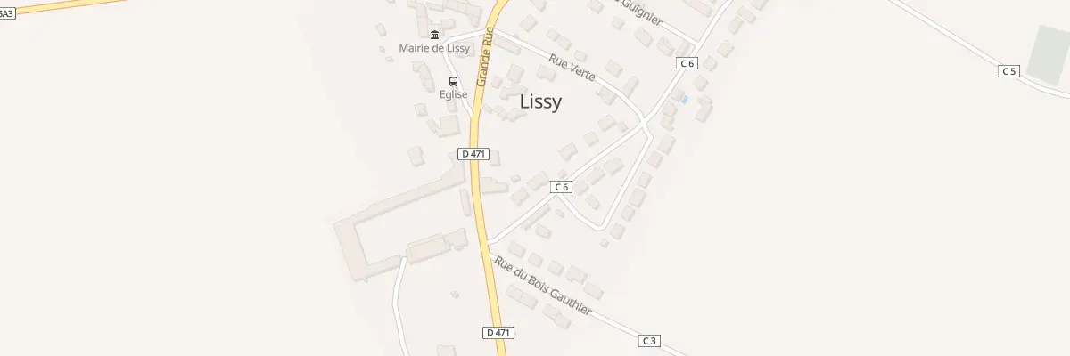 Plan du 5 Rue de Soignolles à Lissy