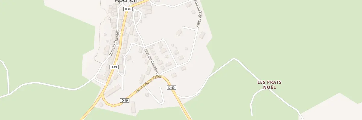 Plan du 6009 Le Bourg à Apchon