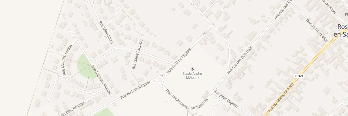 Plan du 2 Rue Leon Blum à Rosières-en-Santerre