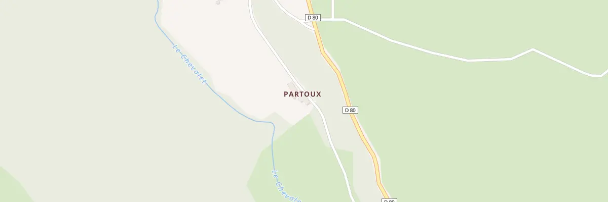 Plan du 5259 Partoux à Miremont