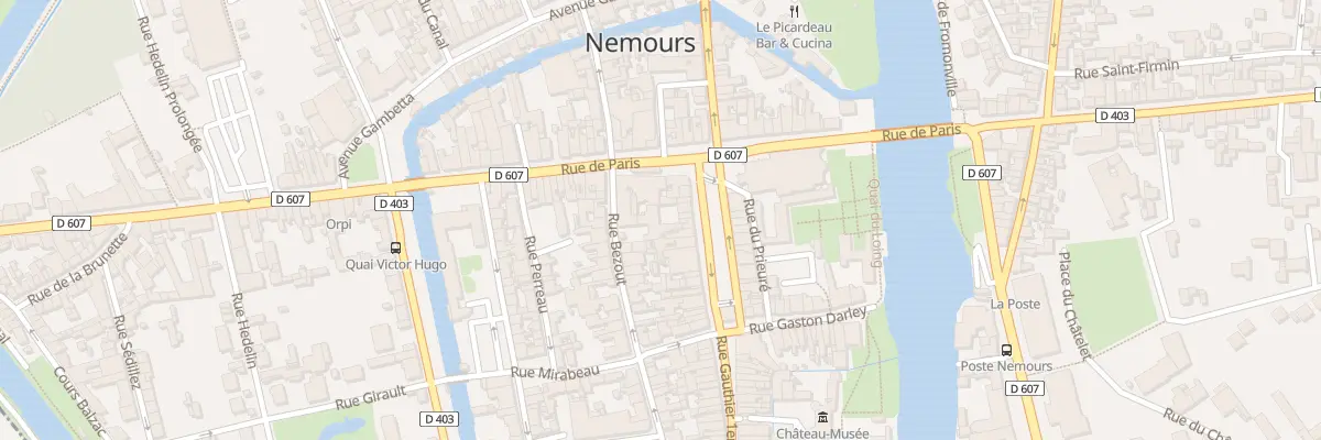 Plan du 33 Pl de la République à Nemours