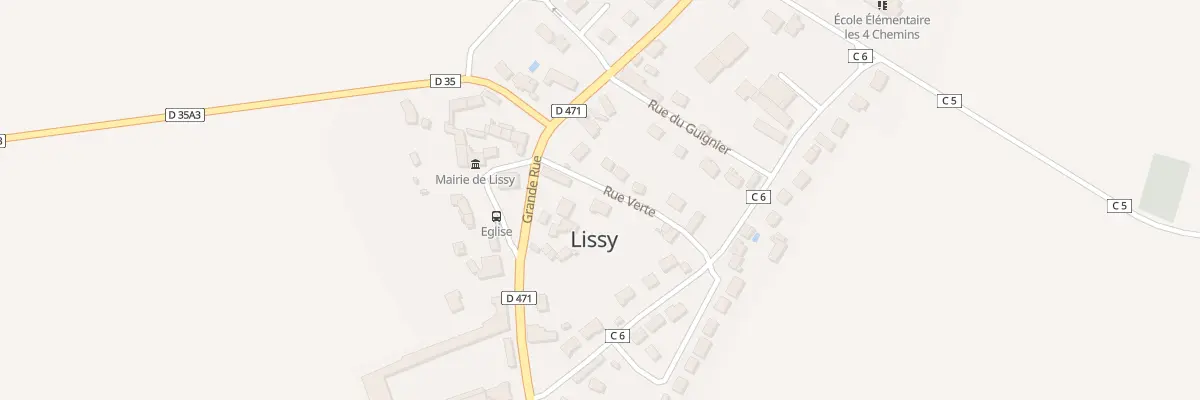 Plan du 4 Rue Verte à Lissy