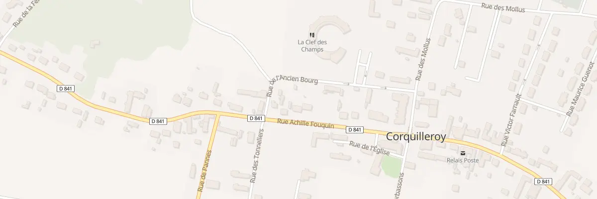 Plan du 12 Rue Achille Fouquin à Corquilleroy