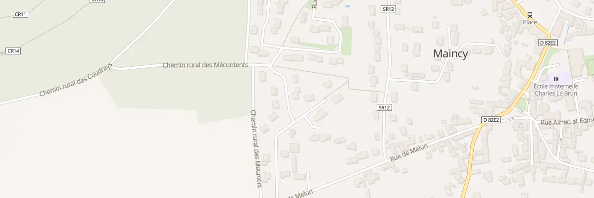 Plan du 6 Rue des Grandes Plantes à Maincy