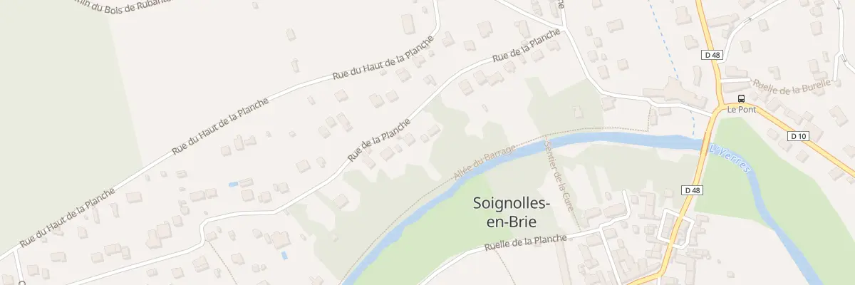 Plan du 19 Rue de la Planche à Soignolles-en-Brie