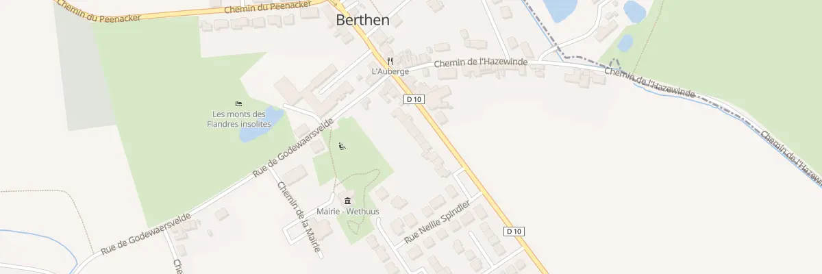 Plan du 332 Grand’Rue à Berthen