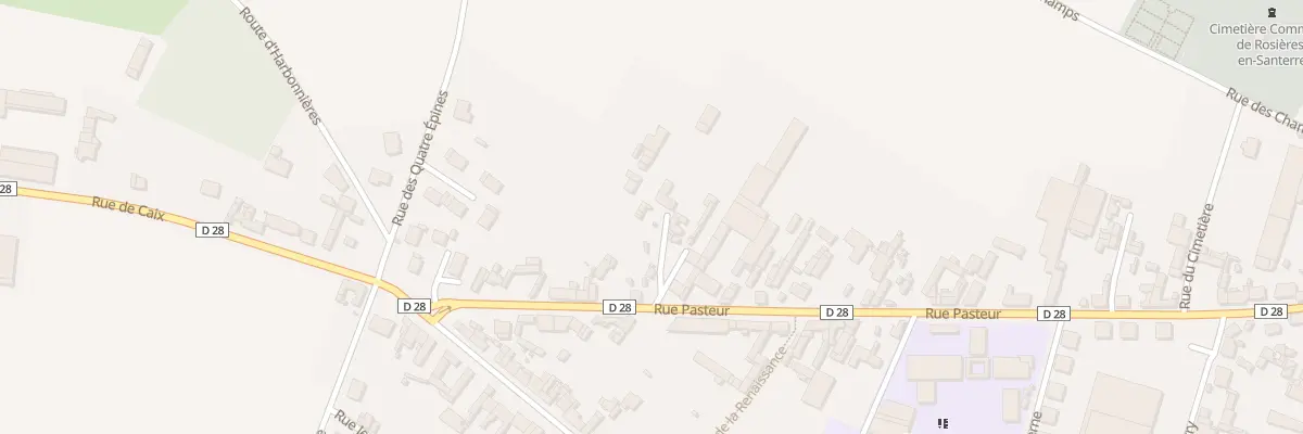 Plan du 150 Rue Pasteur à Rosières-en-Santerre