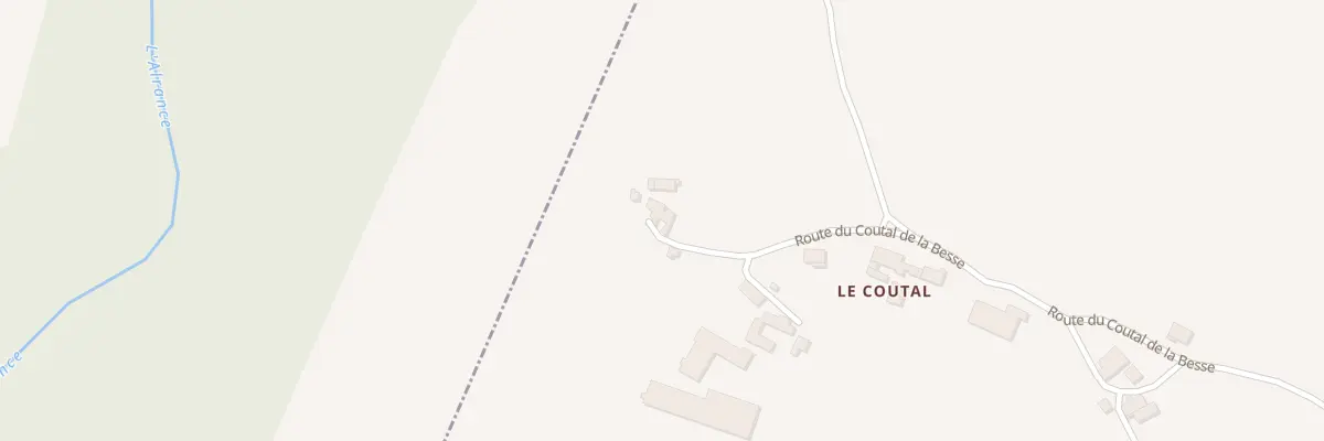 Plan du 5257 Le Coutal à Lestrade-et-Thouels