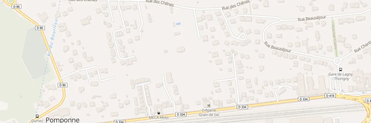 Plan du 49 Rue du Général Leclerc à Pomponne