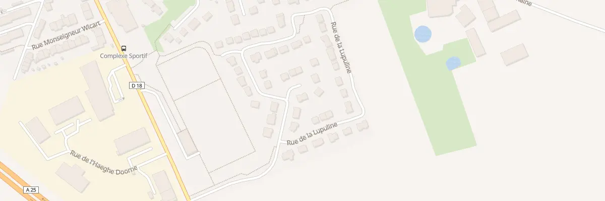 Plan du 6 Rue de la Lupuline à Méteren