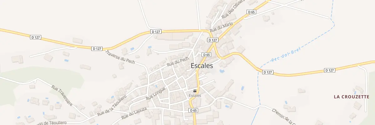 Plan du 3 Rue du Pech à Escales