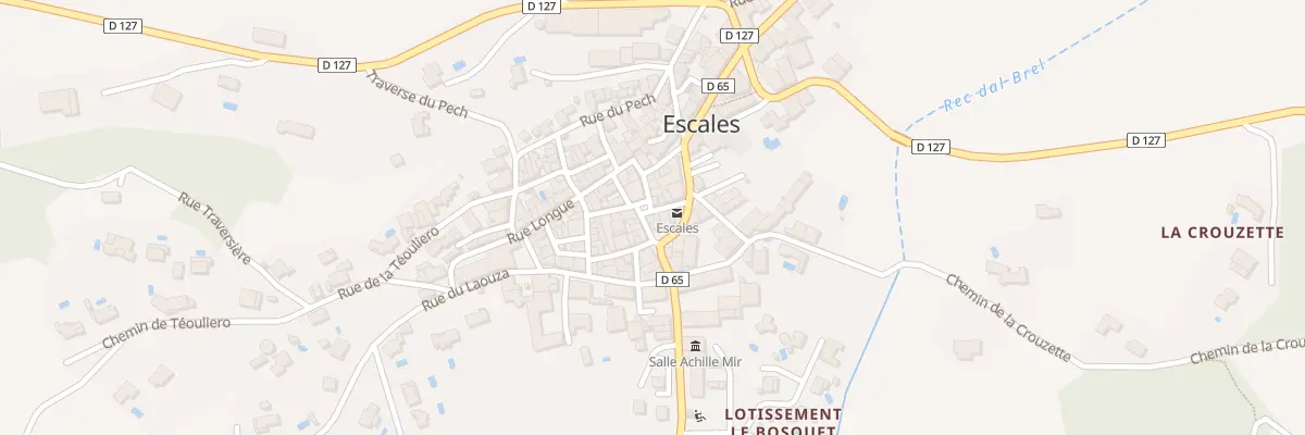 Plan du 2 Pl Achille Mir à Escales