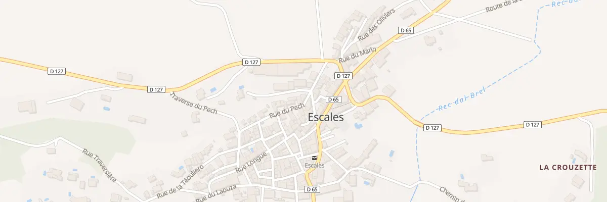 Plan du 8 Rue du Pech à Escales