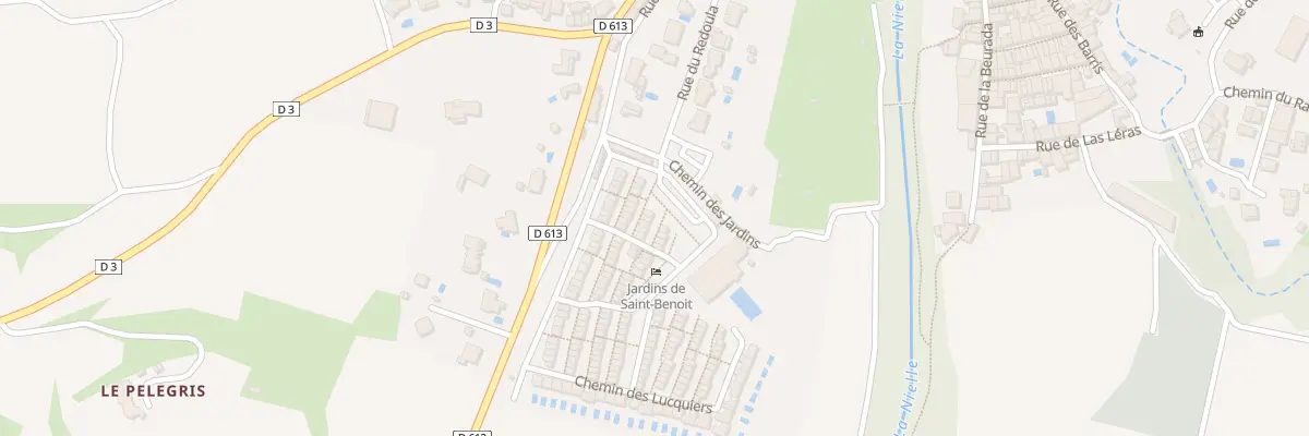 Plan du 2090 Jardins de Saint Benoit à Saint-Laurent-de-la-Cabrerisse