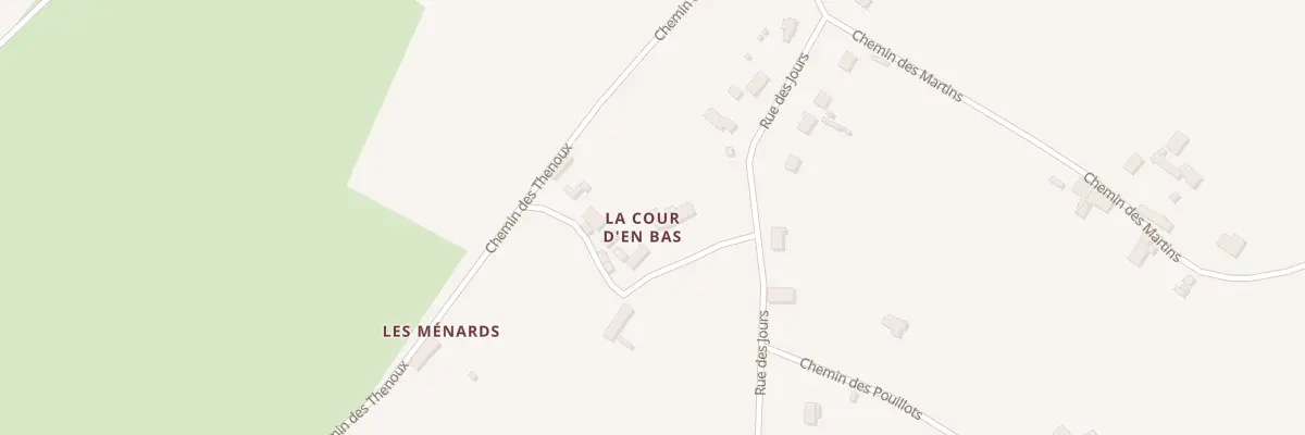 Plan du 52 Che de la Cour d’En Bas à Saint-Brisson-sur-Loire