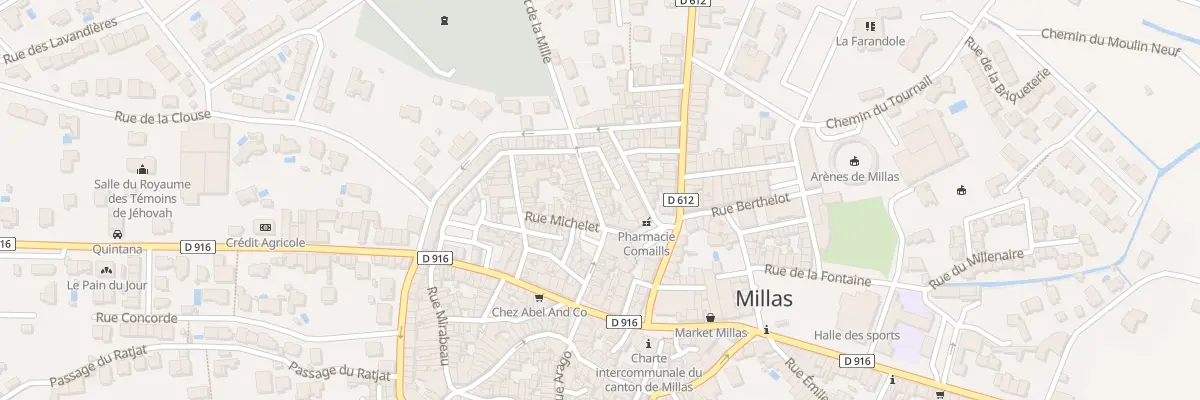 Plan du 30 Rue Gambetta à Millas