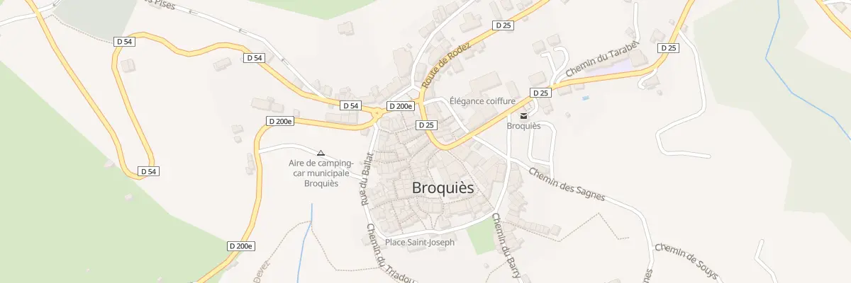 Plan du 6 Rue Grand Rue à Broquiès