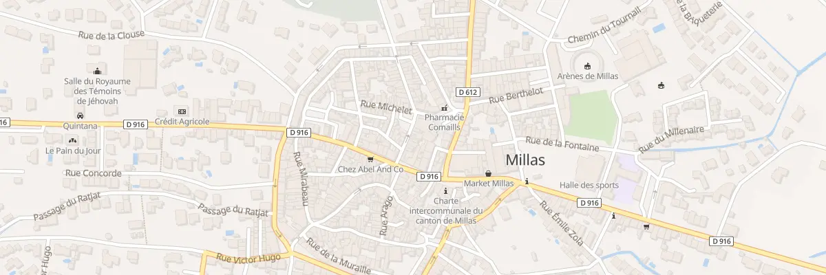 Plan du 14 Rue Gambetta à Millas