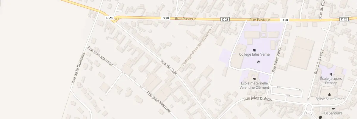 Plan du 14 Rue de Caix à Rosières-en-Santerre
