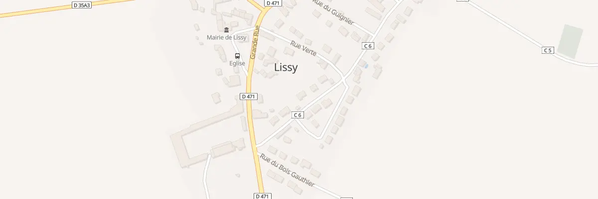 Plan du 7 Rue de Soignolles à Lissy