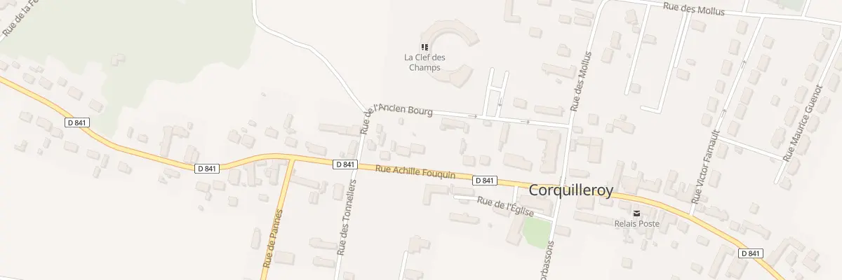Plan du 10 Rue Achille Fouquin à Corquilleroy