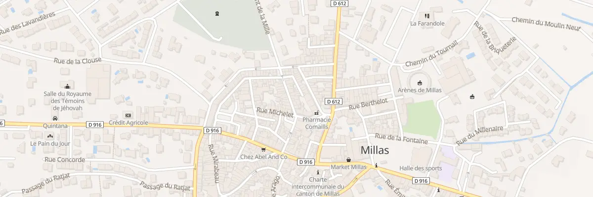 Plan du 32 Rue Gambetta à Millas