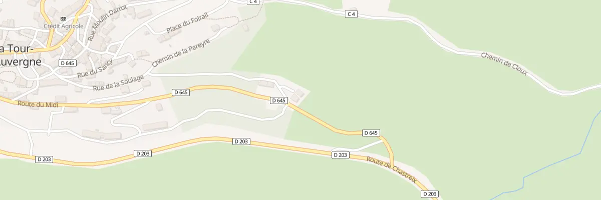 Plan du 5256 La Founeyre à La Tour-d’Auvergne