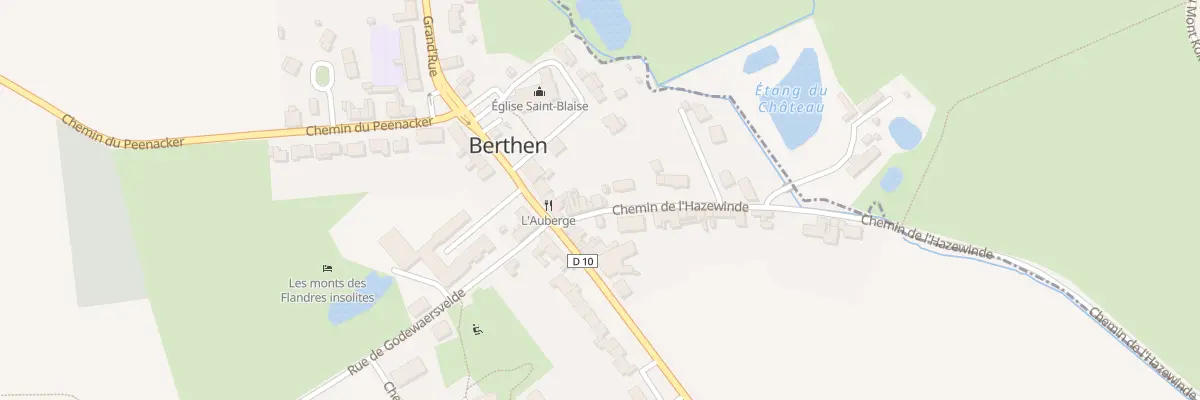 Plan du 37 Che de l’Hazewinde à Berthen