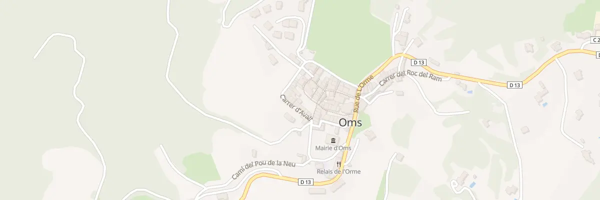Plan du 3 Pl de la Muraille à Oms