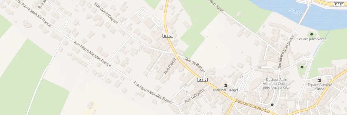 Plan du 1 Rue Guy Mocquet à Estagel