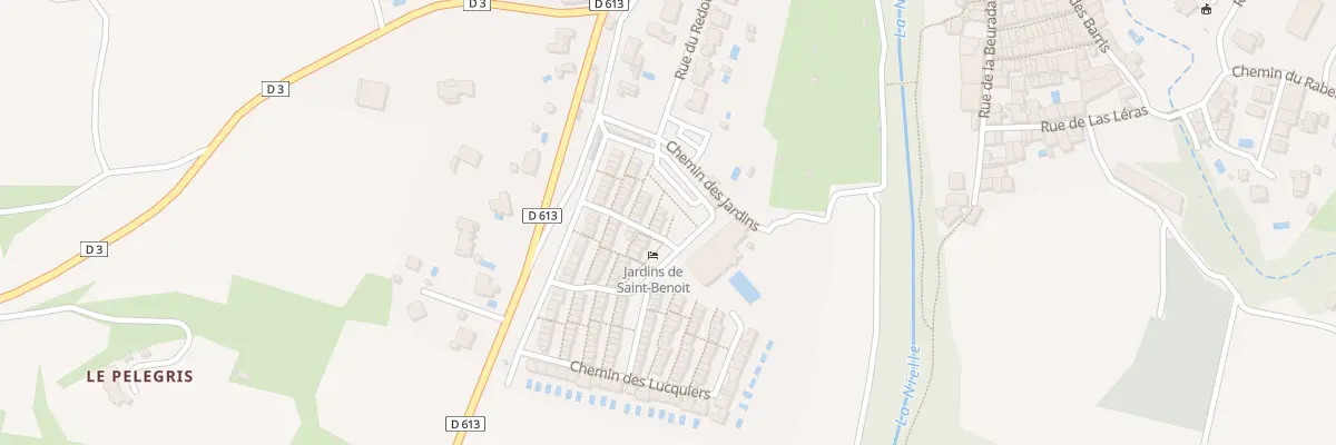 Plan du 2093 Jardins de Saint Benoit à Saint-Laurent-de-la-Cabrerisse