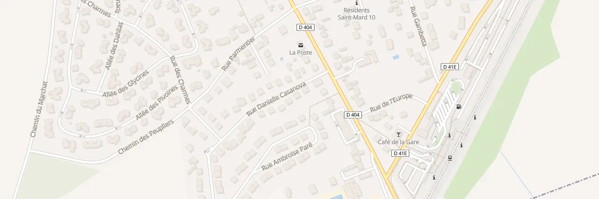 Plan du 3 Rue Danielle Casanova à Saint-Mard