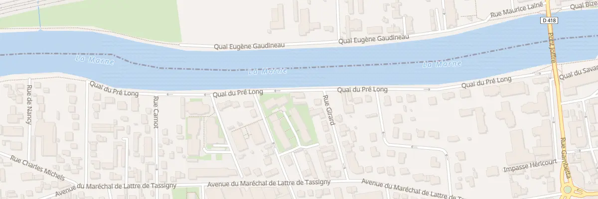 Plan du 41 Quai du Pré Long à Lagny-sur-Marne