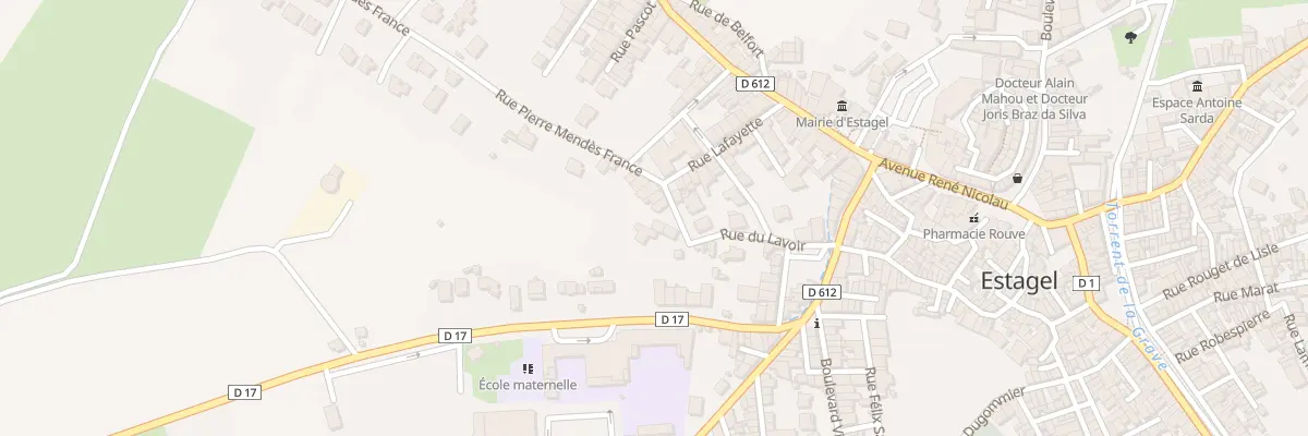 Plan du 2B Rue Mendes France à Estagel