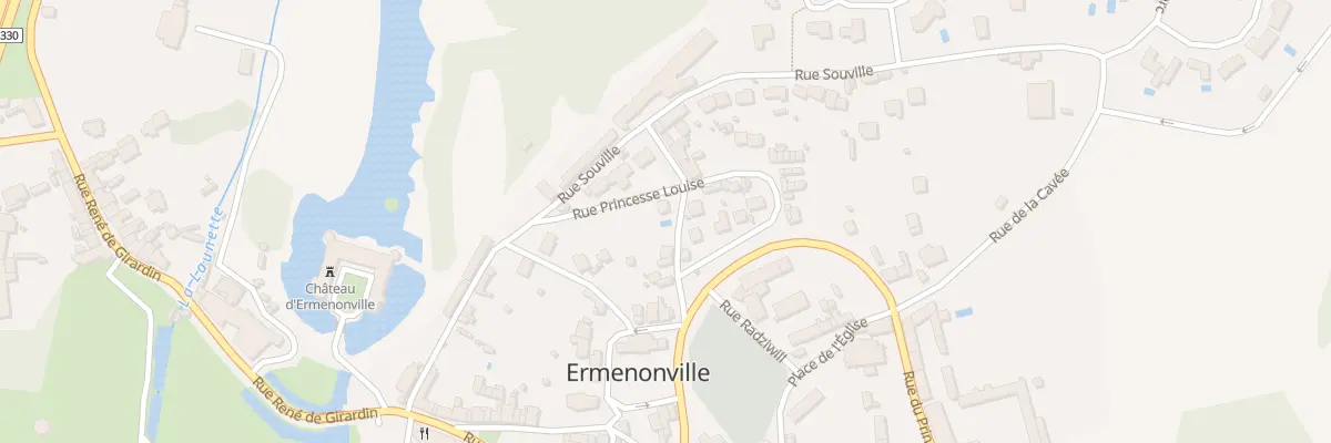 Plan du 10 Rue Princesse Louise à Ermenonville