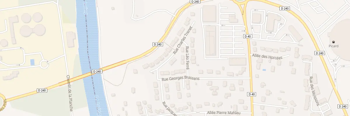 Plan du 3 Rue Charles Trenet à Nemours