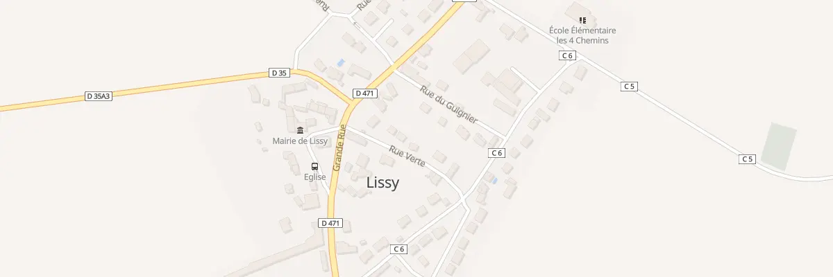 Plan du 9 Rue Verte à Lissy