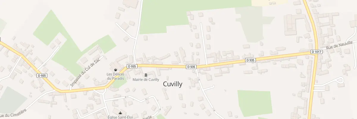 Plan du 24 Rue du Matz à Cuvilly