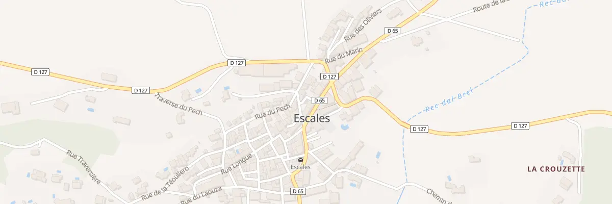 Plan du 9 Rue du Château à Escales