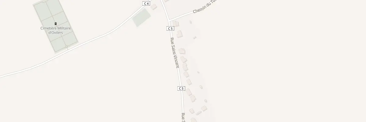 Plan du 9 Rue St Vincent à Ovillers-la-Boisselle