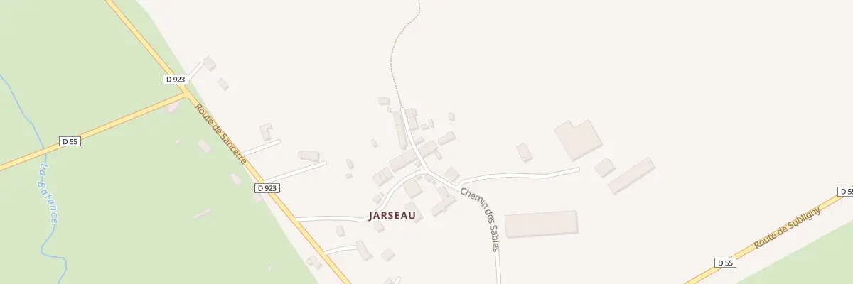 Plan du 271 Jarseau à Jars