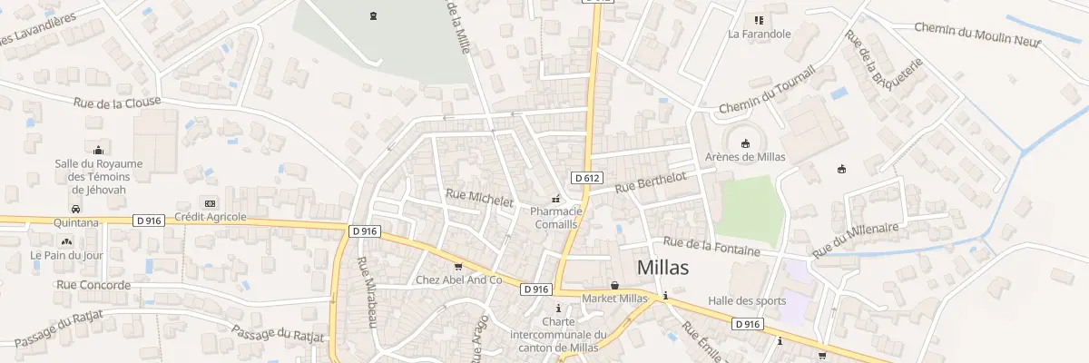 Plan du 5 Rue du Jeu de Paume à Millas