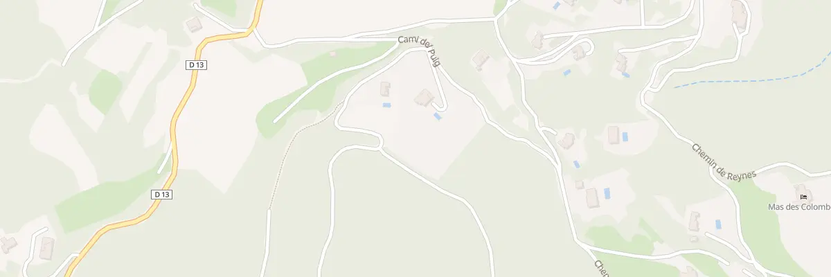 Plan du 19 Camí Del Puig à Oms
