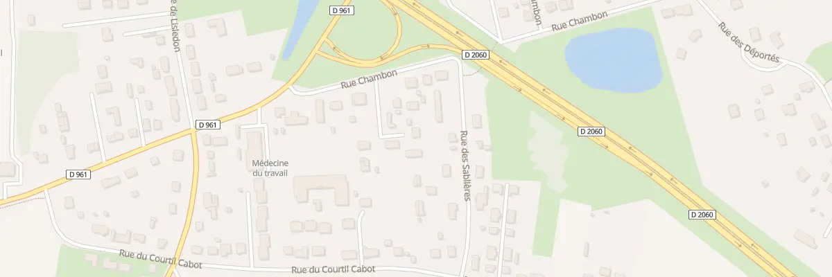 Plan du 59T Rue Chambon à Villemandeur